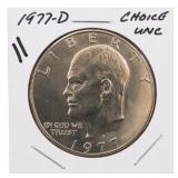 1977-D Eisenhower Dollar, Choice UNC