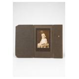 Antique Baby Portrait Photograph, Folding Mount