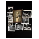 Press Photo Collection With Framed Portrait