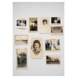 Vintage Black & White Family Photos, 10-Piece Lot