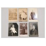 Six Mounted Portrait Photographs, Shaw Cincinnati