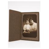 Antique Mother And Child Portrait Photograph