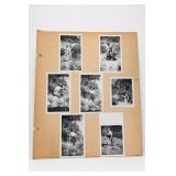 Black & White Photograph Album Page