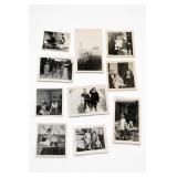 Vintage Family Photos Black & White Lot Of 10