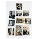 Vintage Black & White Family Photographs Lot Of 10