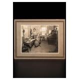 Office Photograph With Secretary