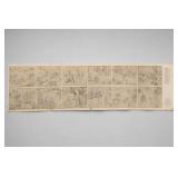 Japanese Illustrated Rabbit Panels