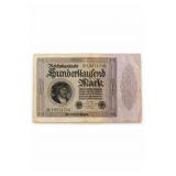 1922 German Reichsbanknote, 100000 Mark