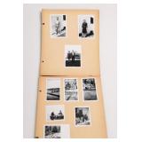 Vintage Photo Album With Black-and-White Photos
