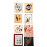 Vintage Greeting Card Lot, 8 Cards Incl. 1944