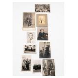 Vintage Photographs Lot, 10 Portraits & Scenes