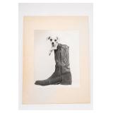 Chihuahua Puppy In Cowboy Boot Art Print
