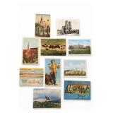 Vintage Souvenir Postcard Lot, 11 Pieces