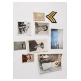 Vintage Military Photos & Insignia Lot