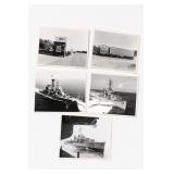 Vintage Alamo Truck & Military Ship Photo Lot