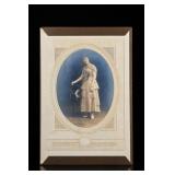 Vintage Framed Portrait Photograph Of Woman
