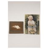 Vintage Baby Photo Pair Print