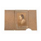 Vintage Young Woman Portrait Photograph