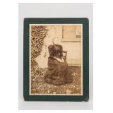 Antique Victorian Woman Cabinet Card Photograph