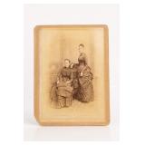 Antique Victorian Photograph Of Two Women