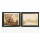 Pair of Antique Mounted Photographs