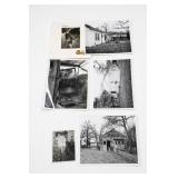 Vintage Black & White Photo Album Display