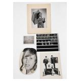 Vintage Portrait Photographs & Contact Sheet Lot
