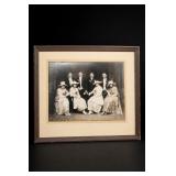 Framed Vintage Group Portrait Photograph