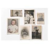 Vintage Family Photographs, Six-Piece Grouping