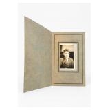 Vintage Boy Portrait Photograph In Display Folder
