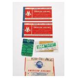 American Airlines Ephemera & 1964 Hunting Permit