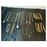 26 Gold- and Silver-Tone Necklaces