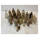 33 Assorted Glass Bottles