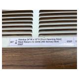 Steel Return Air Grille 24ï¿½12 Inches