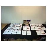 Framed Abstract Geometric Artwork and Certificates