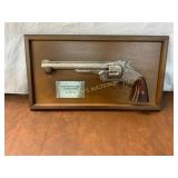 Engraved Replica of Remington 1858 Revolver Displa
