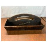 Wooden Divided Tool Tote with Handle