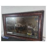 Rectangular Wall Mirror with Beveled Frame Rectangular Wall Mirror with Beveled Frame