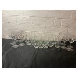Clear Glass Stemware and Tumblers Clear Glass Stemware and Tumblers