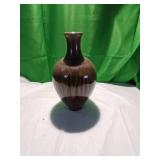 Glazed Ceramic Vase With Bulbous Form Glazed Ceramic Vase With Bulbous Form