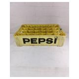 Yellow Plastic Pepsi Crate Yellow Plastic Pepsi Crate