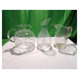 Three Glass Pitchers Three Glass Pitchers