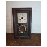 Wooden Clock with Parts and Glass Wooden Clock with Parts and Glass