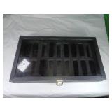 Black Leatherette Watch Display Case Black Leatherette Watch Display Case