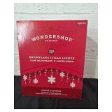 Wondershop Snowflake Icicle Lights, 9 ft Wondershop Snowflake Icicle Lights, 9 ft
