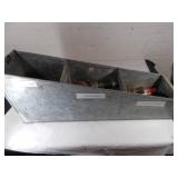 Galvanized Metal Organizer with Pipe Fittings Galvanized Metal Organizer with Pipe Fittings