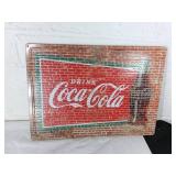 Coca-Cola Embossed Metal Sign Coca-Cola Embossed Metal Sign