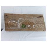 Driftwood Plaque with Home Driftwood Plaque with Home