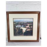 Framed Wall Art With Landscape Scene Framed Wall Art With Landscape Scene