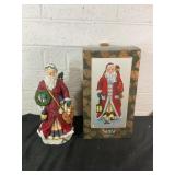 Hand-Painted Santa Claus Figurine with Box Hand-Painted Santa Claus Figurine with Box